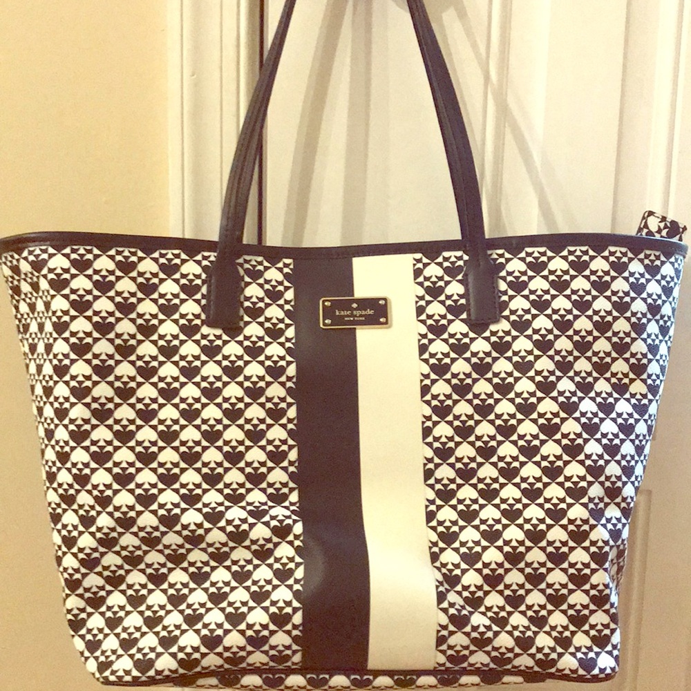 Kate Spade - Spade/Patterned Tote - Picture 1 of 5